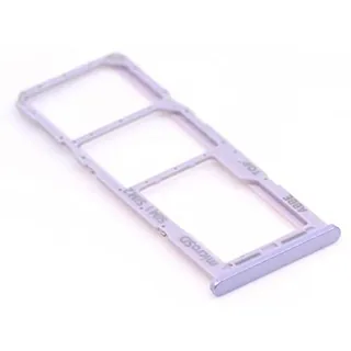 Soporte de tarjeta SIM para Samsung Original para Samsung Galaxy A22 (A225F) púrpura Soporte bandeja de la tarjeta de memoria se desliza con mungoo pantalla paño de limpieza