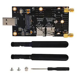 Adaptador NGFF (M.2) A USB3.0, Adaptador Conector De Ranura para Tarjeta SIM con Ranura para Tarjeta SIM Conector De Antena para Módulo 3G / 4G / 5G