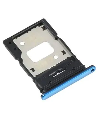 Genérico Bandeja SIM para XIAOMI MI 11 Lite Adaptador Tarjeta SD Repuesto Lateral Azul