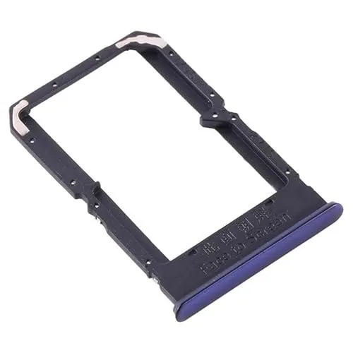 Genérico Bandeja SIM Compatible para OPPO Reno4 Z 5G Ink Black Negro Tarjeta Lateral