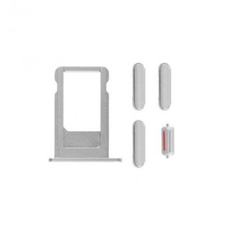 Generico Kit Botones Y Tarjetero Nano SIM iPhone 6 Plus 5.5" Gris