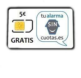 Tarjeta SIM con 5€Gratis o 500MB/mes, Multiformato y va con el Pin borrado/eliminado | con Pago por Uso Opcional | para Alarmas