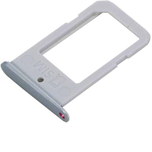 Ranura de zapata para tarjeta SIM bandeja enano SIM"COMPATIBILE" para Samsung Galaxy S6 Edge G925 G925F Silver