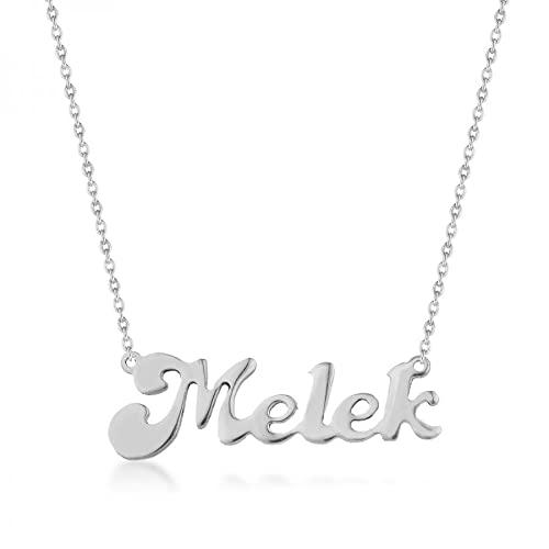 yesNA® ?sim Yazili Gümü? Kadin Kolye, Gümü?, Standard, Plata