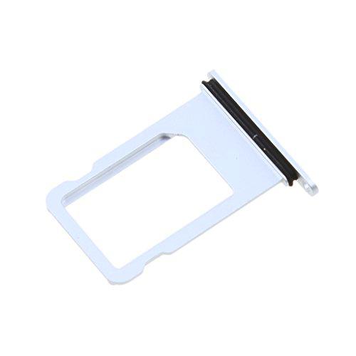 perfk Ranura para tarjetas SIM para iPhone 7, color plateado