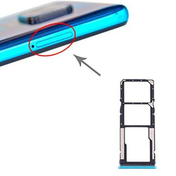 Sevenplusone Reemplazo de Herramientas Flex Sets Vuelva a Colocar la Bandeja de Tarjeta SD Bandeja de Tarjeta SIM Bandeja de Tarjeta SIM + + Micro for Xiaomi redmi Nota 9S / redmi 9 (Color : Green)
