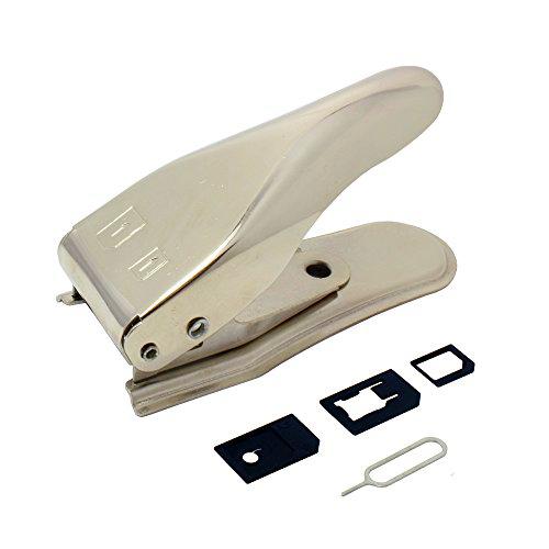 Cortadora de tarjetas Dual SIM + 3 adaptadores para SIM micro/Nano;adaptatores y cortadora para todas las tarjetas SIM