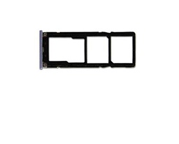 Compatible con Xiaomi Redmi Note 5A / MDG6S MDE6S MDT6S Soporte adaptador porta enano SIM TRAY carro porta tarjeta bandeja SIM 1/SIM 2 + lector micro SD Grey