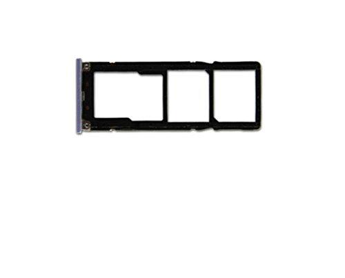 Compatible con Xiaomi Redmi Note 5A / MDG6S MDE6S MDT6S Soporte adaptador porta enano SIM TRAY carro porta tarjeta bandeja SIM 1/SIM 2 + lector micro SD Grey