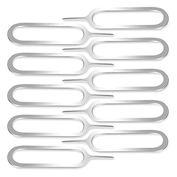 MMOBIEL 10 Piezas Herramienta de extracción de Tarjeta SIM Pin expulsor de SIM Compatible con Todos: iPhone