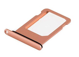 ICONIGON Reemplazo para iPhone 7 Plus SIM Card Tarjetas Soporte con Junta (Oro Rosa)
