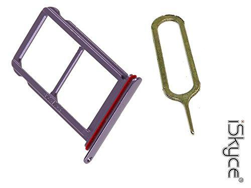 Bandeja doble Nano Sim para Huawei P20 Pro, color morado + llave pino