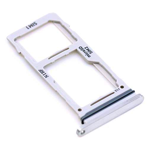 Soporte de Tarjeta SIM para Samsung Original para Samsung Galaxy Note 20 Ultra 5G (N986B) Blanco Bandeja de Tarjeta de Memoria Trineo con paño de Limpieza de Pantalla mungoo