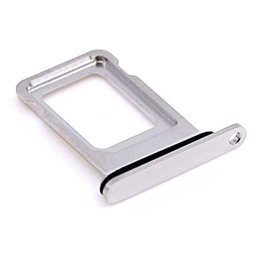 Soporte de tarjeta SIM compatible con Apple iPhone 13 Pro bandeja de soporte de plata con mungoo pantalla paño de limpieza