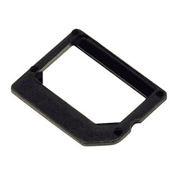 Hama 106643 - Adaptador de tarjeta SIM, color negro