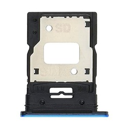 Compatible con Xiaomi Mi 11 Lite M2101K9AG Carro Bandeja alojamiento tray porta tarjeta nano Sim1+ SIM 2 / o SLOT SLITTA Alloggio Memoria Micro SD Card (azul)