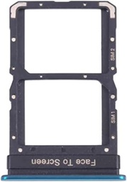 Compatible con Xiaomi Redmi Note 10 Pro 5G / Poco X3 GT Carro Bandeja alojamiento tray porta tarjeta nano Sim1+ SIM 2 + ranura delgada alojamiento Memoria Micro SD CARD (negro)