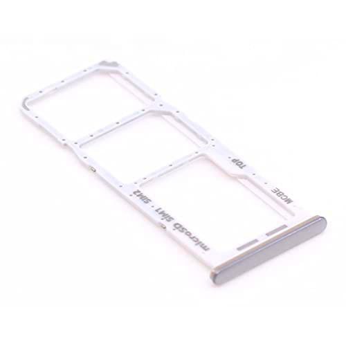 Soporte de tarjeta SIM para Samsung Original para Samsung Galaxy M32 (M325F) Blanco Soporte de tarjeta de memoria bandeja deslizante con mungoo pantalla paño de limpieza