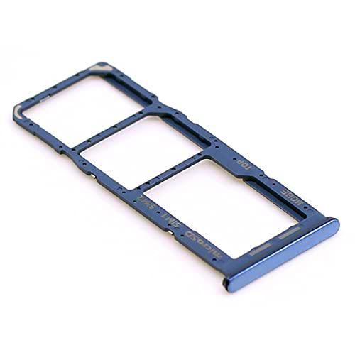 Soporte de tarjeta SIM para Samsung Original para Samsung Galaxy M32 (M325F) Azul Soporte de tarjeta de memoria bandeja deslizante con mungoo pantalla paño de limpieza