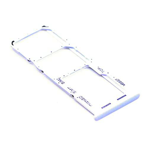 Soporte de tarjeta SIM para Samsung Original para Samsung Galaxy M22 (M225F) Blanco Soporte bandeja de la tarjeta de memoria deslizante con mungoo paño de limpieza de la pantalla