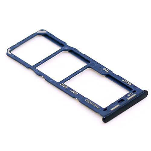 Soporte de tarjeta SIM para Samsung Original para Samsung Galaxy M33 (M336B) Azul Soporte de tarjeta de memoria bandeja deslizante con mungoo pantalla paño de limpieza
