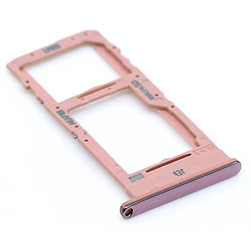 Soporte de Tarjeta SIM para Samsung Original para Samsung Galaxy A51 5G (A516B) Rose Bandeja de Tarjeta de Memoria Trineo con paño de Limpieza de Pantalla mungoo
