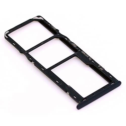 Soporte de tarjeta SIM para Samsung Original para Samsung Galaxy A22 5G (A226B) Negro Soporte de tarjeta de memoria bandeja de deslizamiento con mungoo pantalla paño de limpieza