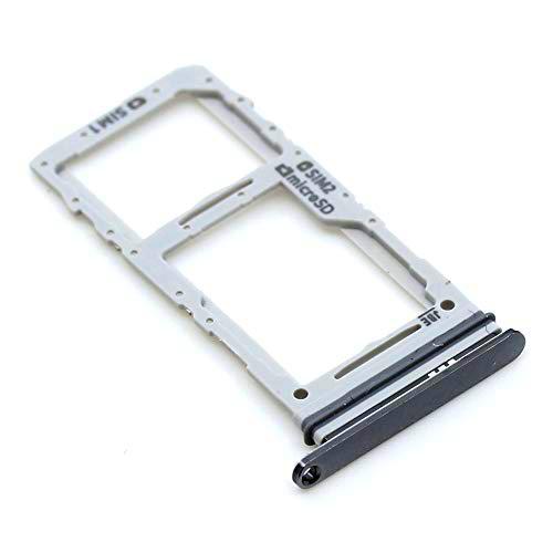 Soporte de Tarjeta SIM para Samsung Original para Samsung Galaxy S20 Ultra 5G (G988B) Gris Bandeja de Tarjeta de Memoria Trineo con paño de Limpieza de Pantalla mungoo