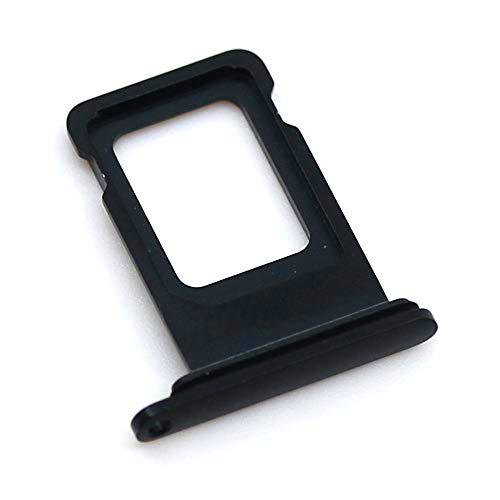 Soporte de tarjeta SIM compatible con Apple iPhone Xr Bandeja de soporte negro con mungoo paño de limpieza de la pantalla
