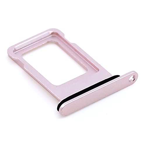 Soporte de tarjeta SIM compatible con Apple iPhone 13 mini Bandeja de soporte rosa con mungoo pantalla paño de limpieza