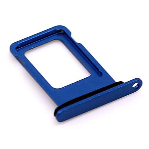 Soporte de tarjeta SIM compatible con Apple iPhone 13 mini Bandeja de soporte azul con paño de limpieza de pantalla mungoo