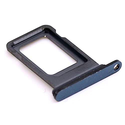 Soporte de tarjeta SIM compatible con Apple iPhone 13 Pro Bandeja de soporte azul con paño de limpieza de pantalla mungoo