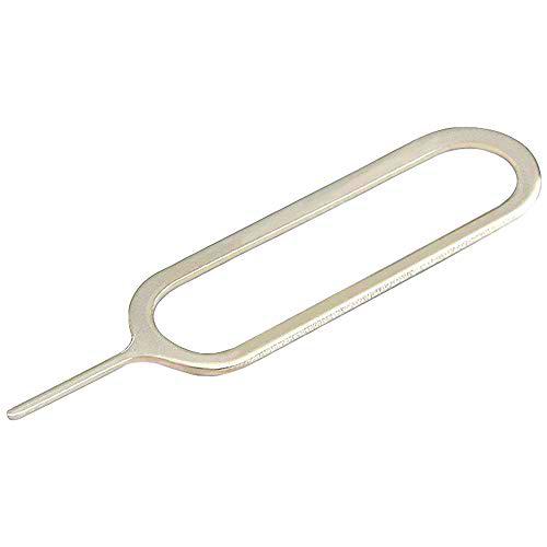 Un-brand Tarjeta SIM expulsor tarjeta SIM Pin bandeja de extracción Pin abridor herramienta para la mayoría de teléfonos inteligentes resistente y práctico