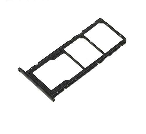 Compatible para Huawei View 10 Lite/Honor 8 X Try Tray Bandeja alojamiento para Guardar Tarjeta Dual SIM Card sim1 Sim2 + Ranura Trineo para Lector de Memoria Micro SD