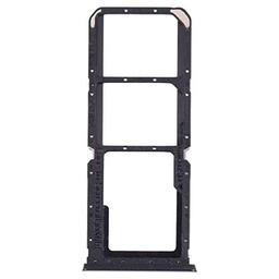 Carro bandeja para alojamiento compatible con OPPO A54S CPH2273 porta tarjeta nano Sim1+ SIM 2 + ranura para guardar memoria micro SD tarjeta (negro)