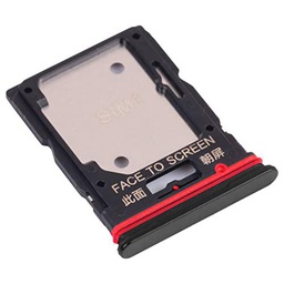 Compatible con Xiaomi 11i / Redmi Note 11 Pro+ 5G Carro Bandeja Alojamiento Bandeja Bandeja Porta Tarjeta Nano Sim1+ SIM 2 / o Ranura SLITTA Alojamiento Memoria Micro SD CARD (Negro)
