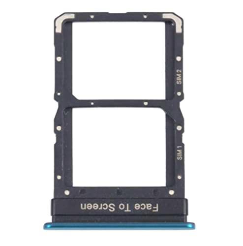Compatible con Xiaomi Redmi Note 10 Pro 5G / Poco X3 GT Carro Bandeja alojamiento tray porta tarjeta nano Sim1+ SIM 2 + ranura delgada alojamiento Memoria Micro SD CARD (verde)