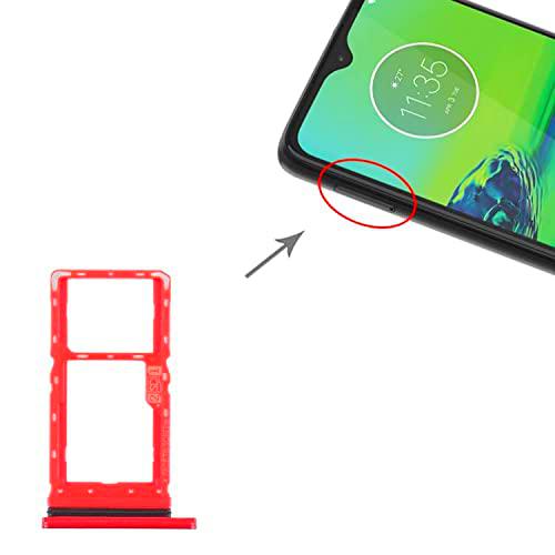 High-Tech Place Bandeja de tarjeta SIM + bandeja de tarjetas Micro SD para Motorola Moto G8 Play XT2015 XT2015-2 (Negro)