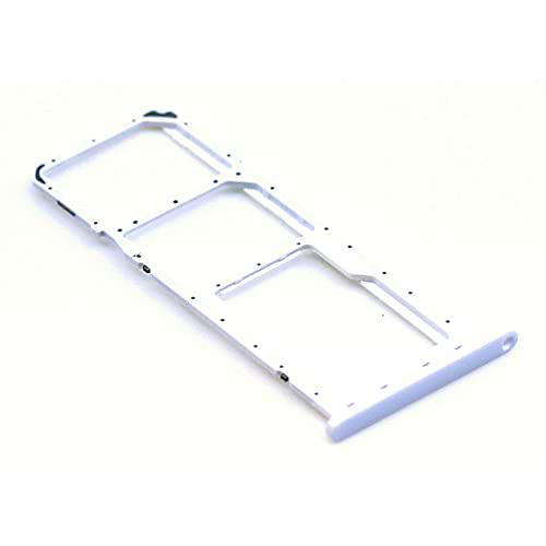 Soporte de tarjeta SIM para Samsung Original para Samsung Galaxy A03s (A037F) Blanco Soporte de tarjeta de memoria bandeja deslizante con mungoo pantalla paño de limpieza