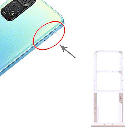 High-Tech Place Bandeja de tarjeta SIM + bandeja de tarjeta SIM + bandeja de tarjeta Micro SD para redmi Note 11/redmi Note 11s (Baby Azul)