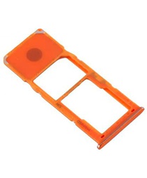 Bandeja SIM para Samsung Galaxy A20 / A30 / A50 Adaptador Tarjeta Coral Naranja