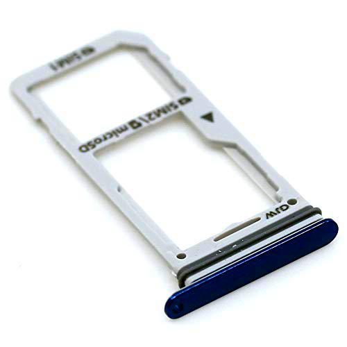 Soporte de tarjeta SIM para Samsung Original para Samsung Galaxy Note 8 (N950F) Azul bandeja de tarjeta de memoria trineo con paño de limpieza de pantalla mungoo