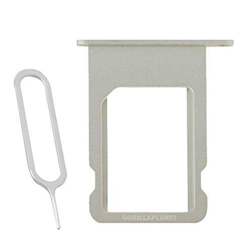 Bandeja para Tarjetas SIM para iPhone 5S, Color Plateado y Plateado