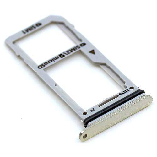 Soporte de tarjeta SIM para Samsung Original para Samsung Galaxy Note 8 (N950F) Dorado bandeja de tarjeta de memoria trineo con paño de limpieza de pantalla mungoo