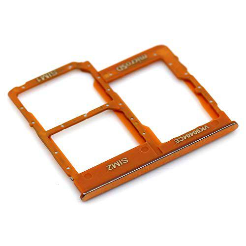 Soporte de tarjeta SIM para Samsung Original para Samsung Galaxy A40 (A405F) Roja bandeja de tarjeta de memoria trineo con paño de limpieza de pantalla mungoo