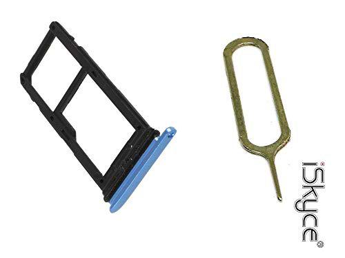 iSkyce OEM - Cajón Nano Sim y SD para HTC U11, Color Azul