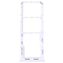 Compatible con Samsung Galaxy A13 4G A135 A135F SM-A135F Carrito Bandeja Porta Tarjetas Nano Sim 1+ SIM 2 + Ranura Delgada Alojamiento Memoria Micro SD Tarjeta (Blanco)
