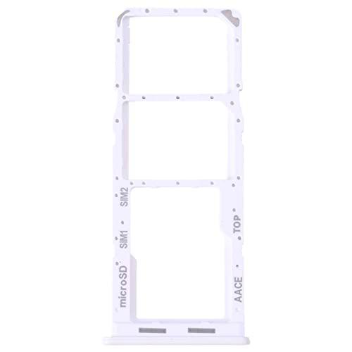 Compatible con Samsung Galaxy A13 4G A135 A135F SM-A135F Carrito Bandeja Porta Tarjetas Nano Sim 1+ SIM 2 + Ranura Delgada Alojamiento Memoria Micro SD Tarjeta (Blanco)