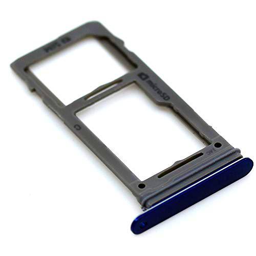 Soporte de tarjeta SIM para Samsung Original para Samsung Galaxy Note 9 (N960F) Violeta bandeja de tarjeta de memoria trineo con paño de limpieza de pantalla mungoo