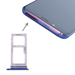 LIANGBINGFENG LBF For Galaxy S9 / S9 SIM y SIM/Bandeja de Tarjeta Micro SD (Color : Blue)